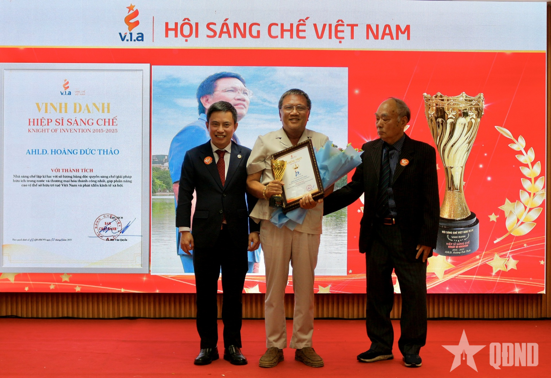 Nhà khoa học Việt Nam được vinh danh “Hiệp sĩ Sáng chế”